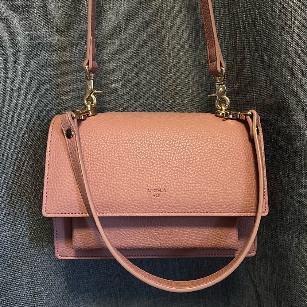 Angela Roi Eloise Crossbody Bag Coral Color